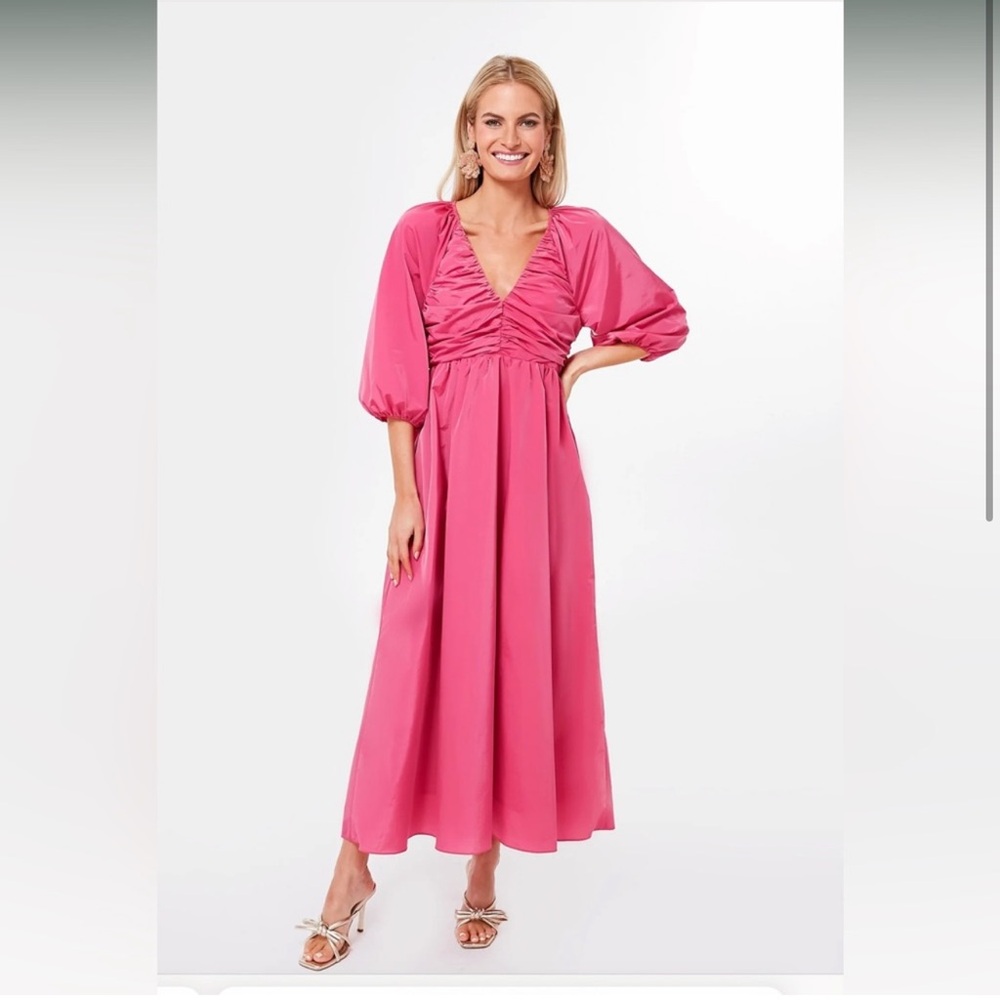 Hyacinth House Fuchsia Elegant Maxi dress